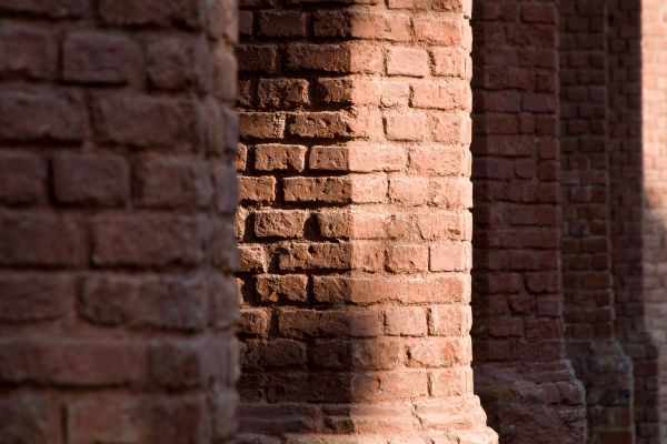 Brick Pillars Installation in Saint Petersburg